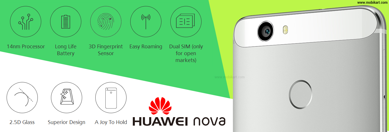 Huawei Nova Officially Launched with 4GB RAM Variant