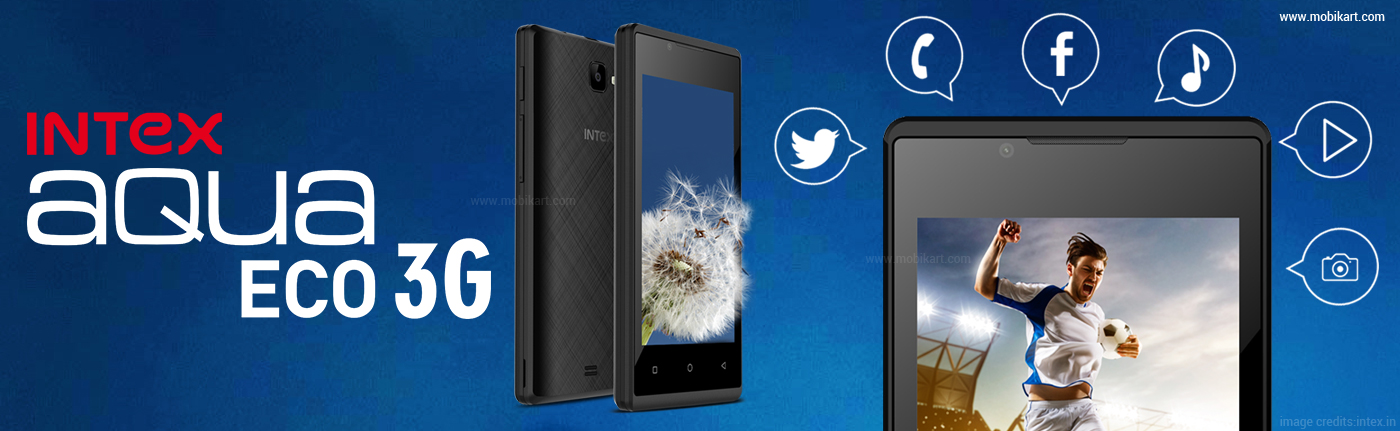 Intex Aqua Eco 3G with 4-inch Display Launched in India