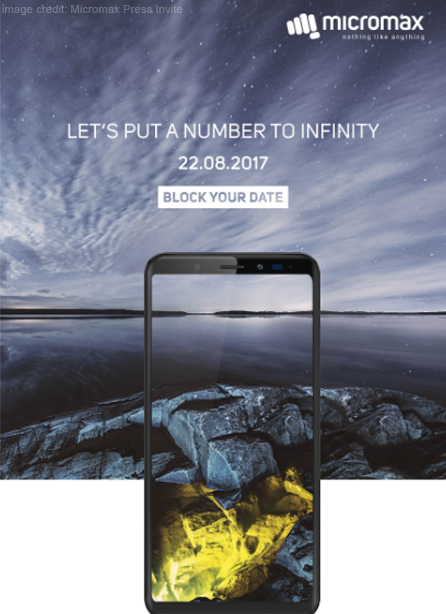 Micromax Canvas Infinity to Launch on August 22 with 18:9 Display