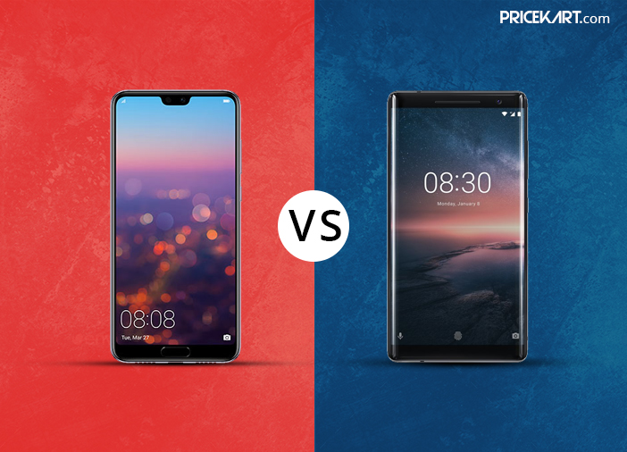 Nokia 8 vs huawei p20 pro