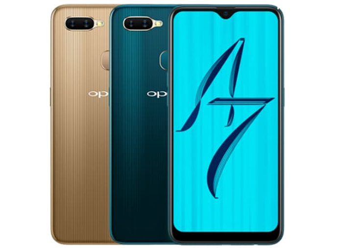 Oppo A7 with Waterdrop Notch Announced in India